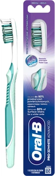Зубна щітка Oral-B Pro 3D White Advanced Відбілювання Середньої жорсткості 1 шт (8700216476324)