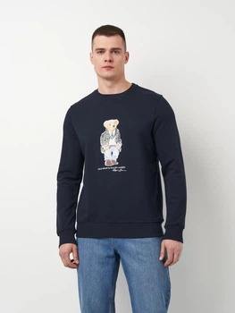 Світшот чоловічий Polo Ralph Lauren 11419.3 XL Темно-синій (ROZ6501093666)