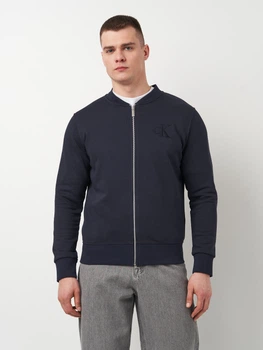 Толстовка на молнии мужская Calvin Klein Jeans 11434.3 2XL (52) Темно-cиняя (ROZ6501093935)