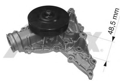 AIRTEX DB помпа води W203,211,212,164,221 Airtex (1864)