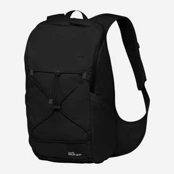 Рюкзак жіночий спортивний тканинний 18 л вміщує формат А4 Jack Wolfskin Serene A64021-6000 Чорний (4064886444415)