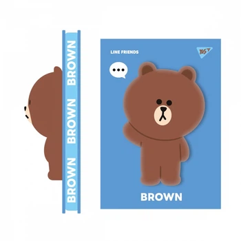 Блокнот-сквіш YES А5 128 аркушів Line Friends Brown (151802)