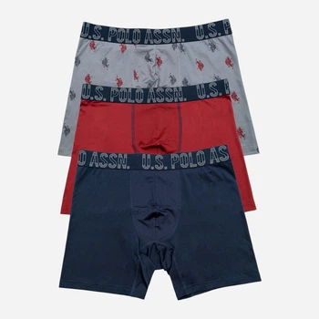 Набір трусів боксерів чоловічих U.S. Polo Assn USM243PB63-0000A(Assorted 1) M 3 шт Асорті (USM243PB63-0000A(Assorted 1)_M)