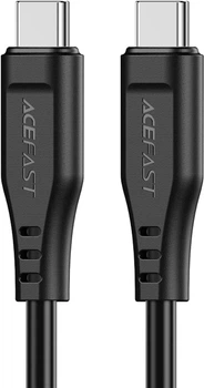 Кабель Acefast C3-03 Type-C to Type-C 3A, 60W, 1.2 м, TPE, TPE connectors, Black (AFC3-03B)