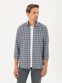Сорочка чоловіча Pierre Cardin G021GL004-000-1970162(mavi) M Синя (8683857881163)