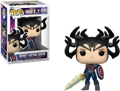 Фігурка Funko Pop! Marvel What If S2 Нескінченний капітан Картер 68046 (889698680462)