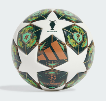 М'яч футбольний Adidas UCL 2025 Munich Mini JH1292 №1 Зелено-білий