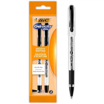 Комплект гелевых ручек BIC Gelocity Stic 0.5мм черная 2шт (bc989708)