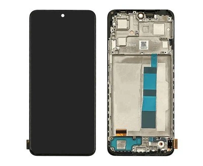 Дисплей для Xiaomi Redmi Note 12 (4G) с чёрным тачскрином и корпусной рамкой IPS