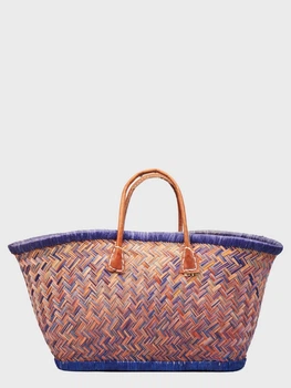 Сумка пляжна Le Comptoir de la plage Aravola BM_Tutti_357 середня ручної роботи із соломи One size Коричневий (ZIK0000029115)