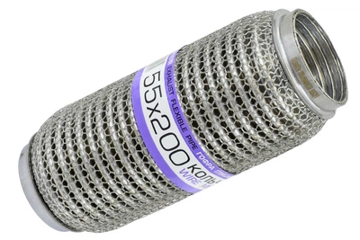 Гофра глушителя 55х200 (interlock) (КОЛЬЧУГА) "EuroEx"