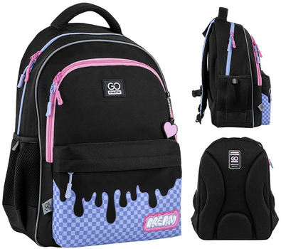 Рюкзак шкільний GoPack Education Dream 41x29x17 см 15 л Чорний (GO25-182M-2)