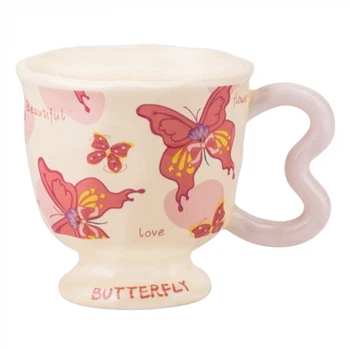 Кружка Бабочки 400 мл Разноцветный1 (9200-014)