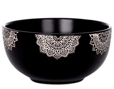 Салатник/Пиала 540 мл LIMITED EDITION (JH1343-1 KORA) черный