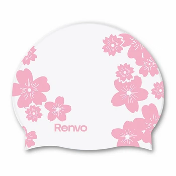 Взрослая Шапочка для плавания Renvo Selva Уни Белый Розовый OSFM (2SC500-0305)