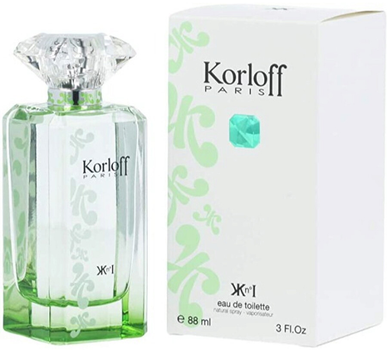 Туалетна вода для жінок Korloff Kn°1 Green Diamond 88 мл (3392865441003)