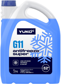 Антифриз Yuko -32°C Super G11 5 л Синій (4823110404423)
