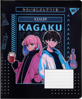 Набір зошитів для записів YES Anime Хімія А5 48 аркушів у клітинку x 5 шт (4823092289872)