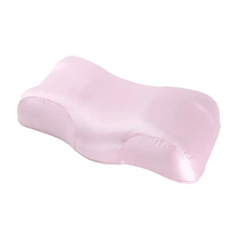 Подушка ортопедична для сну Beauty Balance від зморшок та ранкової набряклості Memory Foam (рожевий) (3759)