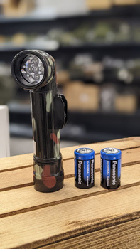 Ліхтарик ручний Мультікам Mil-Tec US LED WINKELTASCHENLAMPE LG FLECKTARN (15143221)