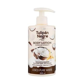 Лосьйон для тіла Ніжний Кокос Tulipan Negro Body Lotion Coco Pure White