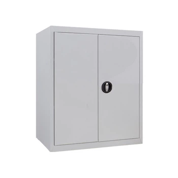 Бухгалтерский шкаф для документов Levmetal ШБМ-09 с ригельным замком 900x800x390х0,7 мм с 2 полками из стали Светло-серый (117-119-000004614)