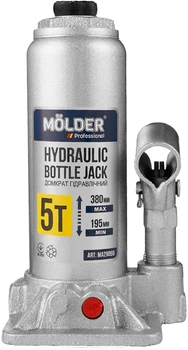 Домкрат гидравлический Molder 5 т 195 - 380 мм в пластиковой упаковке (MA29055)