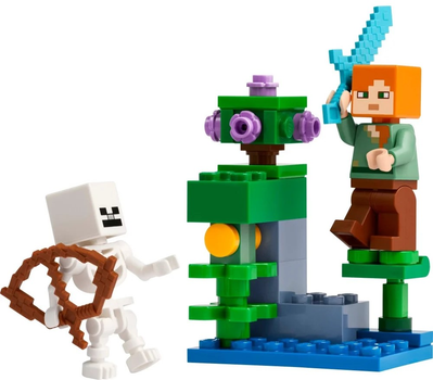 Zestaw klocków LEGO Minecraft Walka w bujnej jaskini 40 elementów (30705)