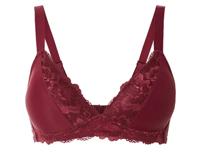 Бюстгальтер з мереживом для жінки Esmara LYCRA® 450736 85D бордовий