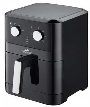 Мультипечь Monte мт-2701, Black, 1500w, 6л, управление механическое, таймер, антипригарное покрытие чаши, 80-200 c, съемная решетка-гриль, защита от перегрева