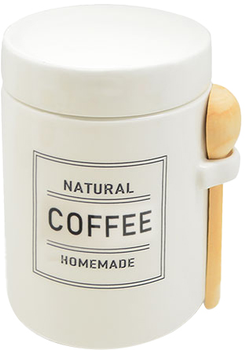 Банка для кофе Stenson Organic с ложкой 650 мл (mc4056-c)
