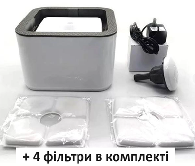 Автоматична напувалка фонтан для собак і кішок Pet Water FOUNTAIN 4 фільтра в комплекті