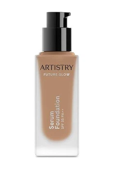 Тональна основа-сироватка для обличчя з SPF 35 pa++ Amway Artistry Future Glow 30мл 304 Amber