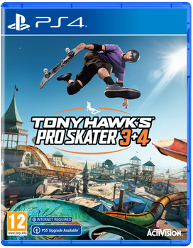 Гра PS4 Tony Hawk’s Pro Skater 3 + 4 (диск Blu-ray) (0196388575589)