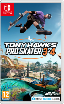 Гра Nintendo Switch Tony Hawk’s Pro Skater 3 + 4 (картридж) (0196388567935)