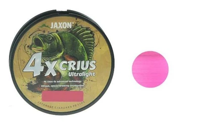 Шнур JAXON Crius 4X Ultralight Pink 150m 3 kg 0.053mm