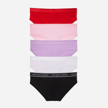 Набор трусиков слипов женских хлопковых Victoria's Secret 741937845 L 5 шт Разноцветный (1159826624)