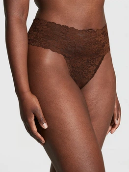 Трусики танга женские Victoria's Secret 555702707 XS Коричневые (1159840430)