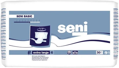 Подгузники для взрослых Seni Basic XL (130-170 см) 30 шт.
