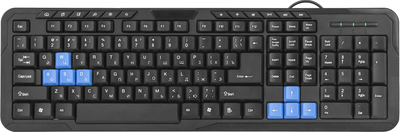 Клавіатура дротова Defender # 1 HM-430 USB (45430)