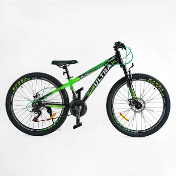 Велосипед Спортивный CORSO «ULTRA» 26" дюймів 26654 рама алюминиевая , собран на 75%