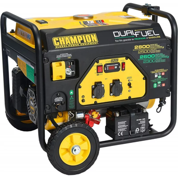 Генератор газ/бензин Champion 2.8 кВт (CPG3500E2-DF-EU) двухтопливный LPG Dual Fuel