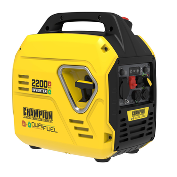 Генератор інверторний газ+бензин Champion Dual Fuel The Mighty Atom 2200 Вт з LED індикаторами з Eco Mode 2,2кВт (92001i-DF-EU)