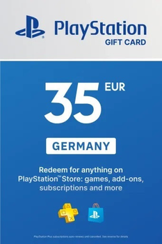PlayStation Store Card 35 EUR | Playstation Network Germany (ключ активації)