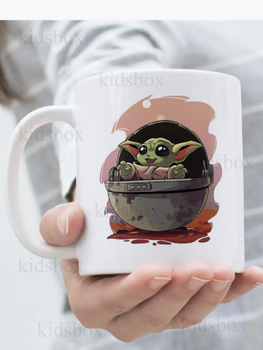 Кружка Йода с принтом керамическая чашка Звездные Войны Star Wars Yoda 330 мл Uk_241