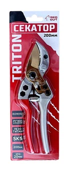 Секатор TRITON, 200мм "Red Cut" 35-20025