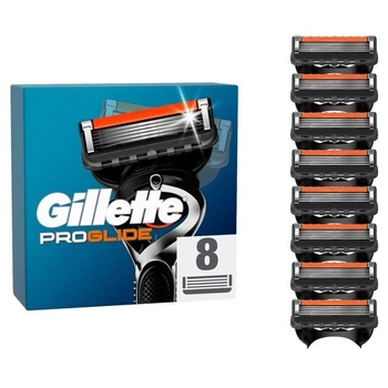 Сменные кассеты (картриджи) для бритья Gillette Fusion ProGlide 8шт в упаковке (57345022)