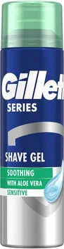 Гель для гоління чоловічий Gillette Series Sensitive для чутливої шкіри 200 мл (7173161)