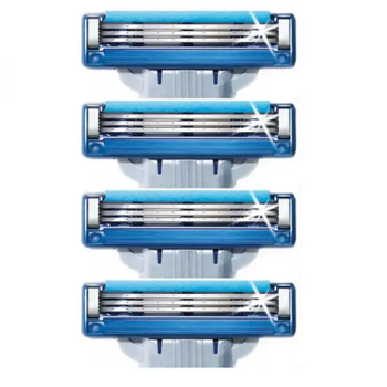 Леза (картриджі) для гоління Gillette Mach3 Turbo 4шт без упаковки (24265262)