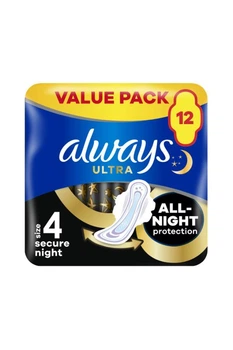 Гигиенические прокладки Always Ultra Secure Night 12 шт (4015400612469)